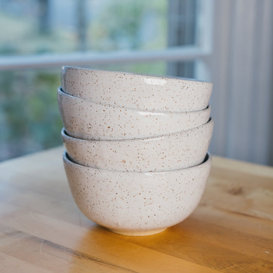 White Medium Bowls (Set of 4)