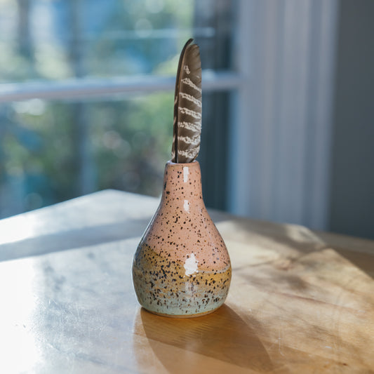 Orange Sherbet Bud Vase 3