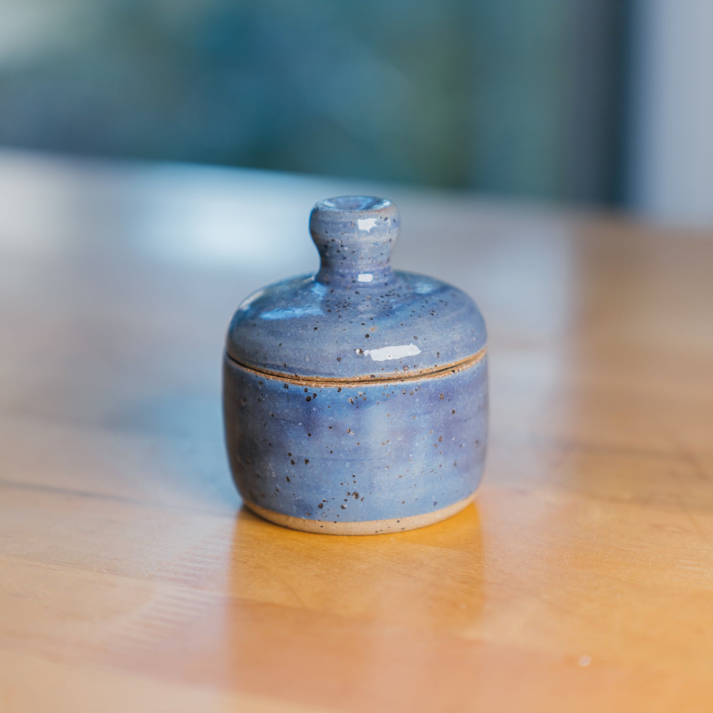 Purple Galaxy Mini Lidded Pot