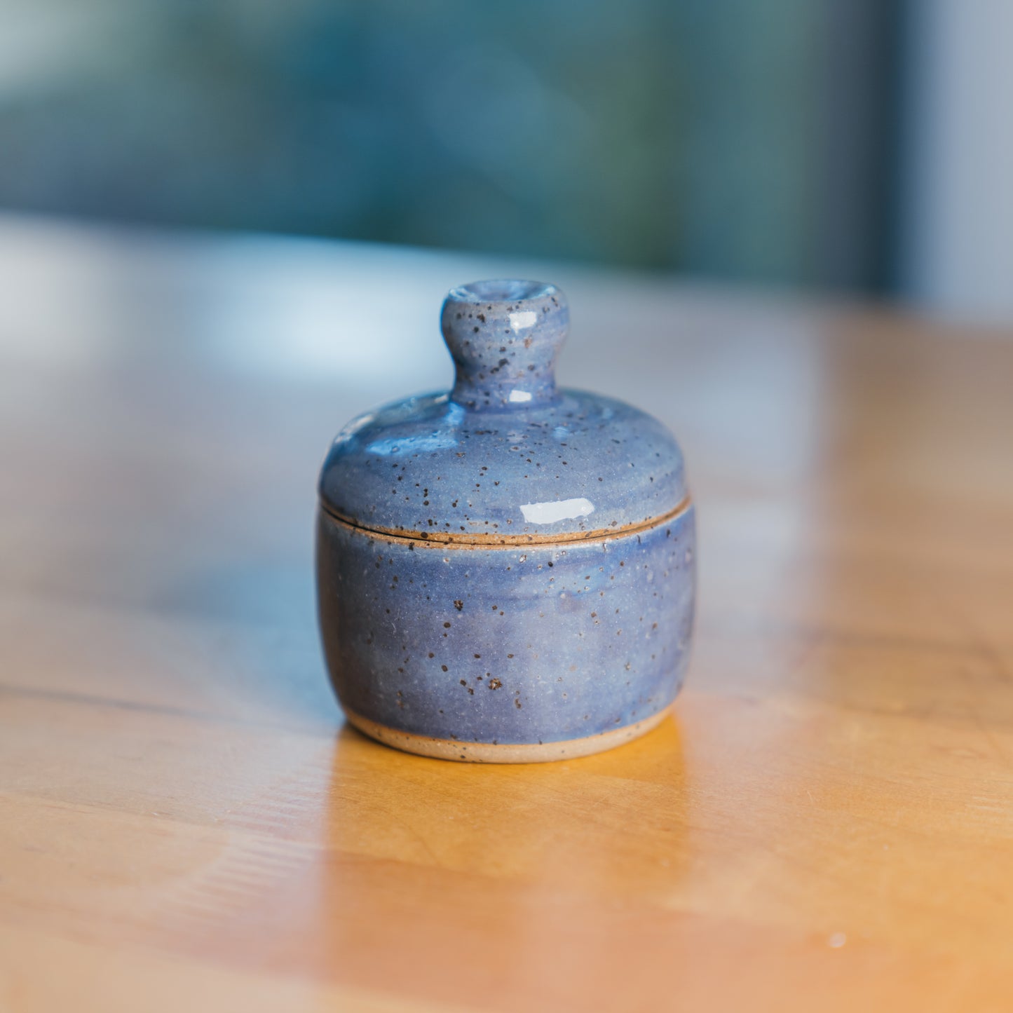 Purple Galaxy Mini Lidded Pot