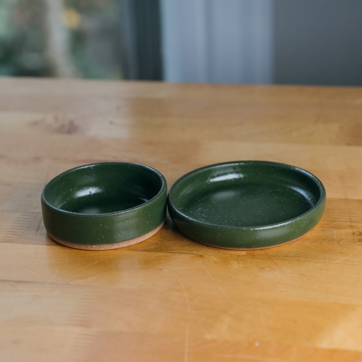 Forest Green Trinket Dish 1