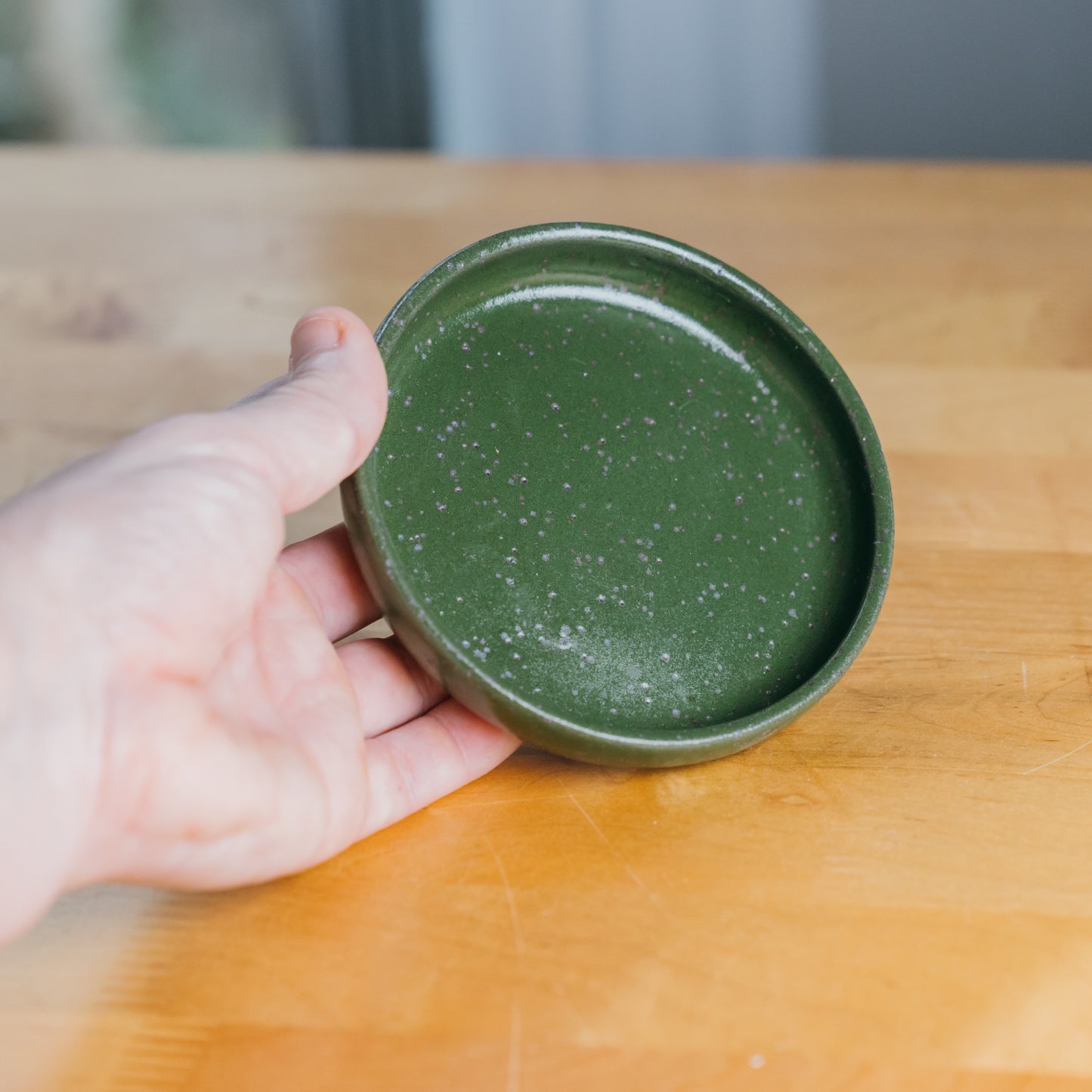 Forest Green Trinket Dish 2