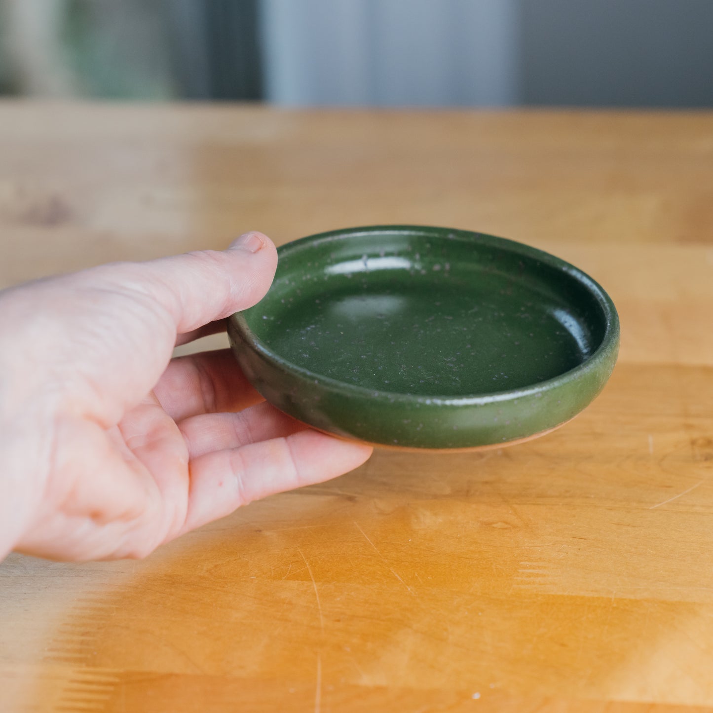 Forest Green Trinket Dish 2