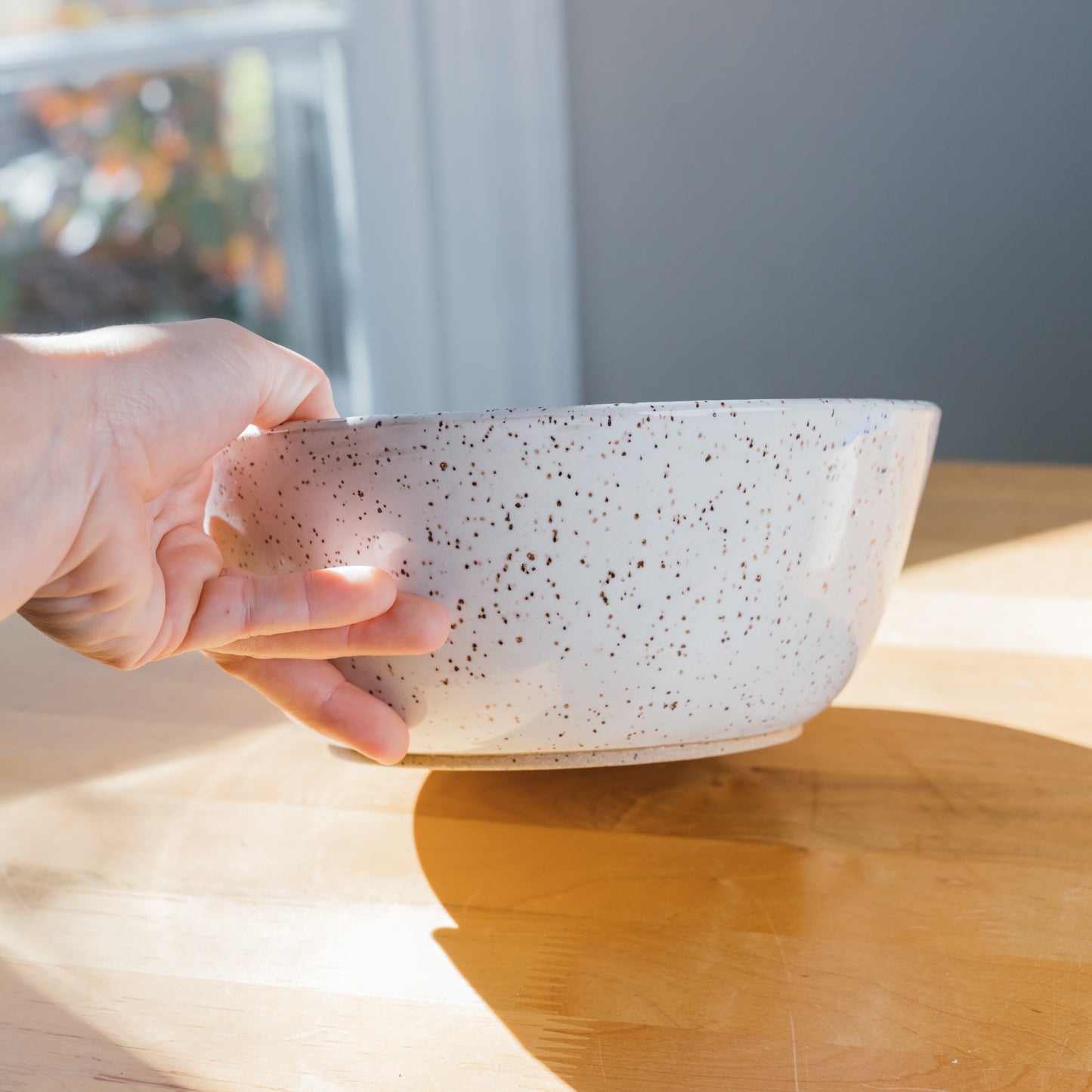 Medium White Serving Bowl