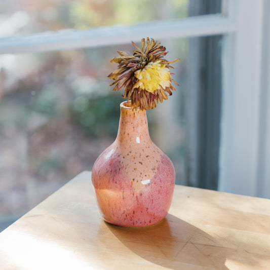 Cherry Sherbet Bud Vase