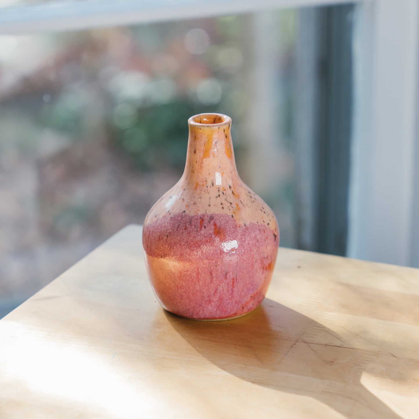 Cherry Sherbet Bud Vase