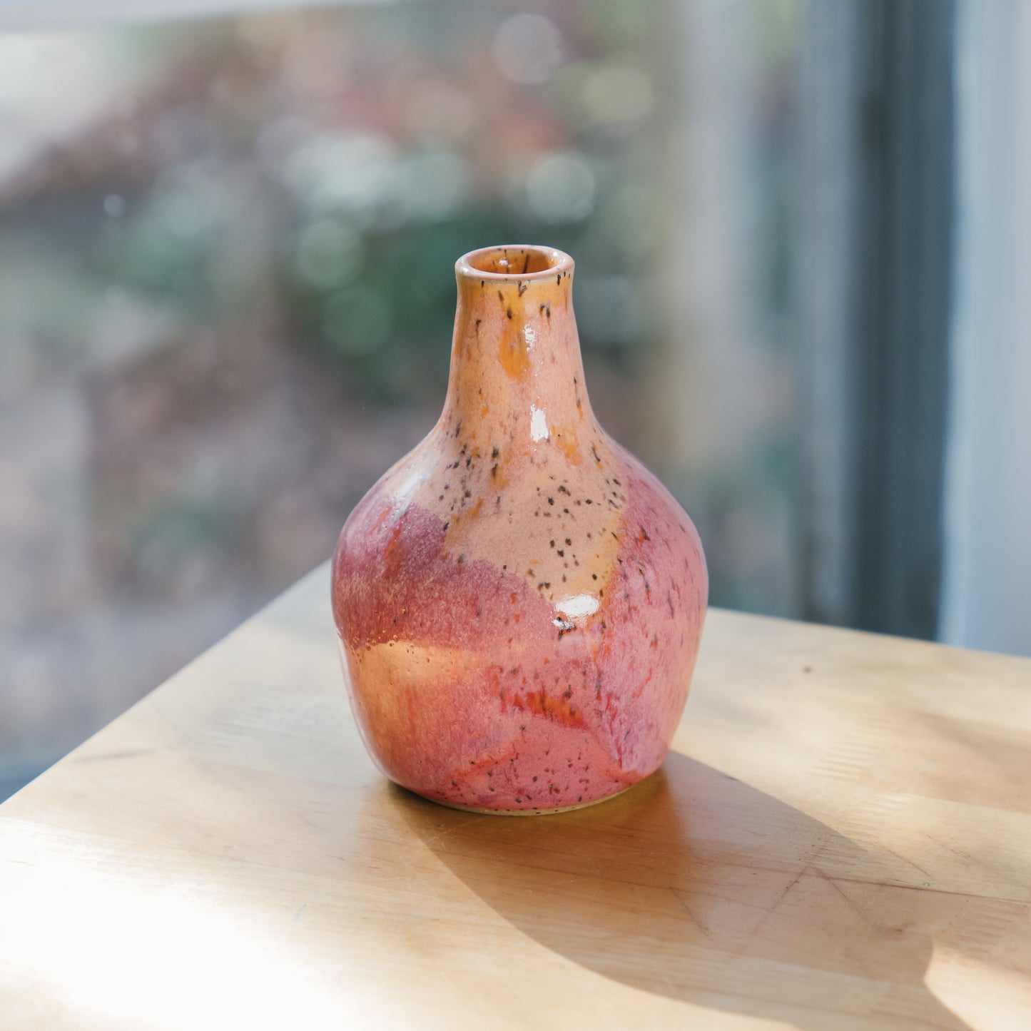 Cherry Sherbet Bud Vase